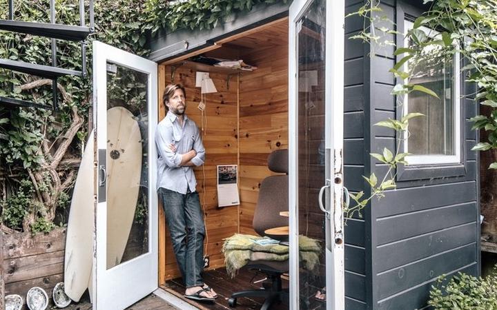 James Nestor in his office